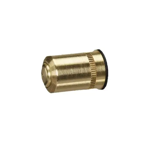 Brass Rückschlagventil von ESBE, zylindrische Form mit geriffeltem Bereich, schwarzem Dichtungsring, für Rohrinstallationen sichtbar.